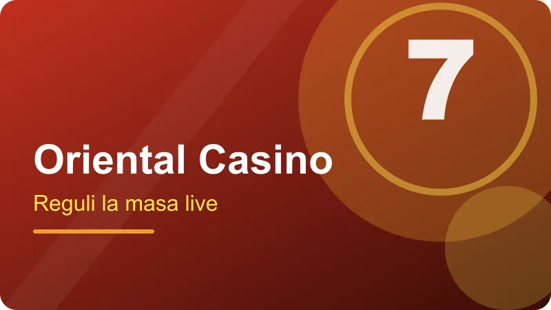 Joc responsabil: pauze și limite la mesele live – ilustrație pentru secțiunea Oriental Casino